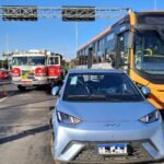 Três-carros colidem na EPTG: feridos e via interditada