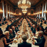 Trump e repórteres: jantar polêmico no jantar da Casa Branca