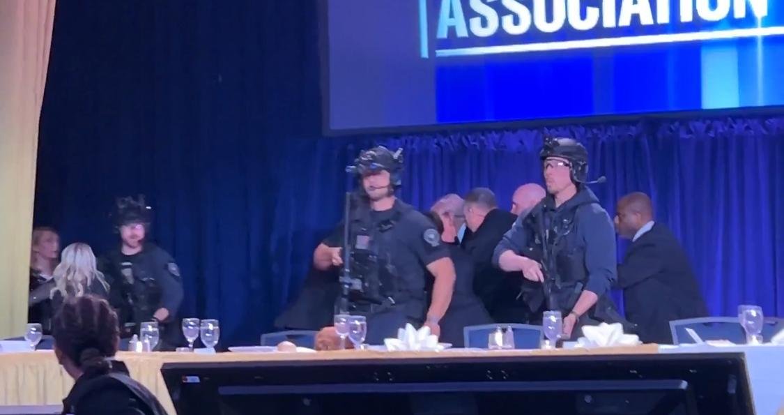 Trump informa prisão de atirador após incidente na Casa Branca