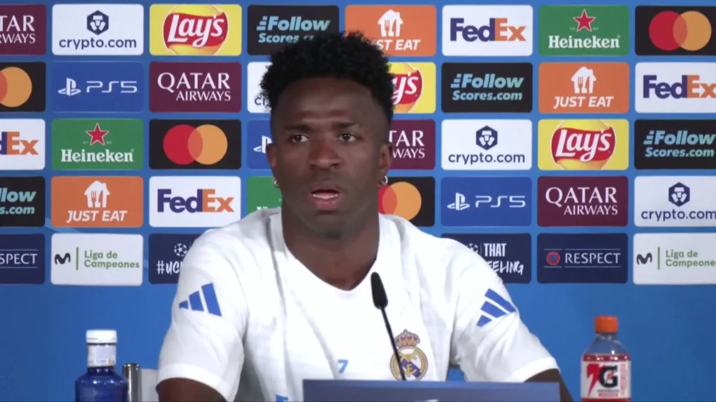 Vinícius Júnior analisa oitavas da Liga dos Campeões e renovação