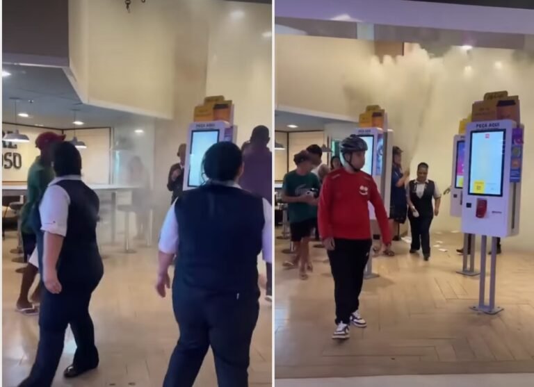 Violência e caos em McDonald's: briga gera destruição e revolta