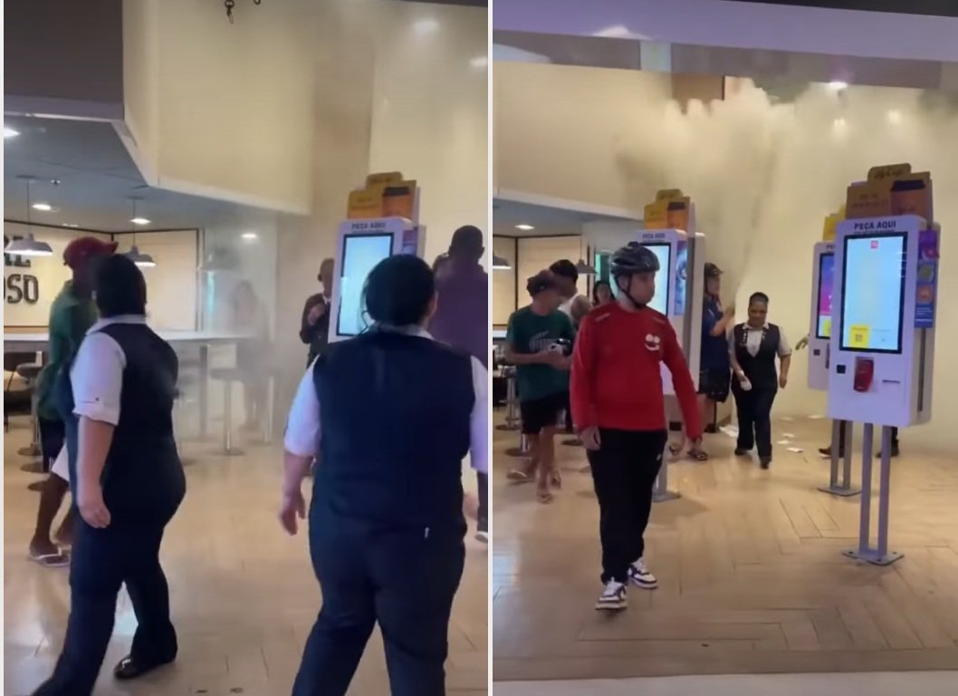 Violência e caos em McDonald's: briga gera destruição e revolta
