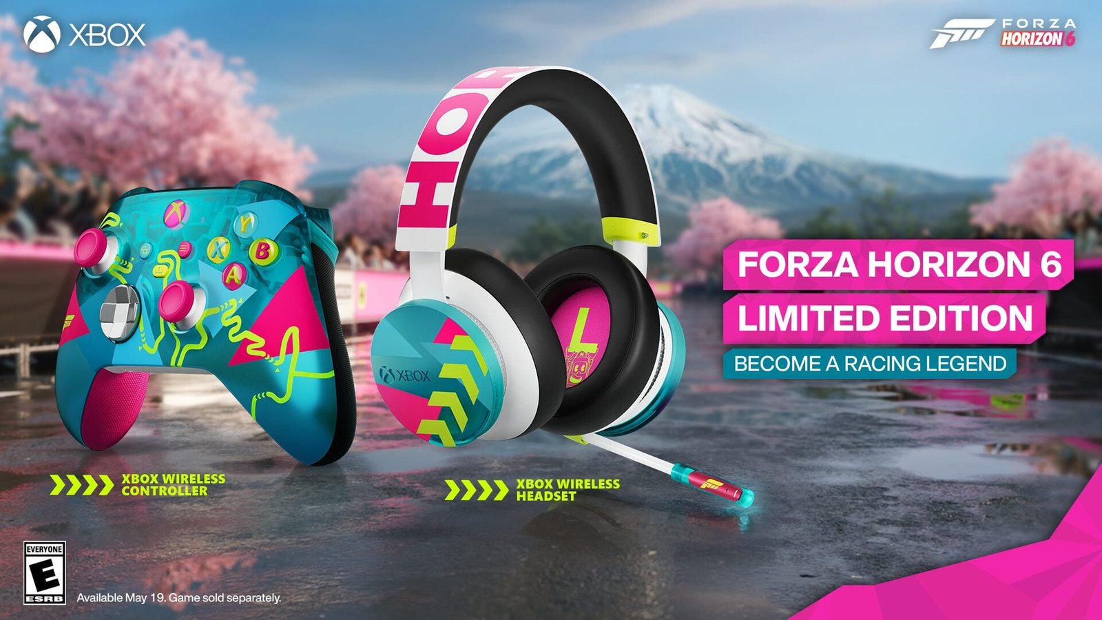 Xbox revela controle e headset exclusivos para Forza Horizon 6