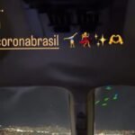 Atriz da Globo chega de helicóptero a show da Shakira em Copacabana
