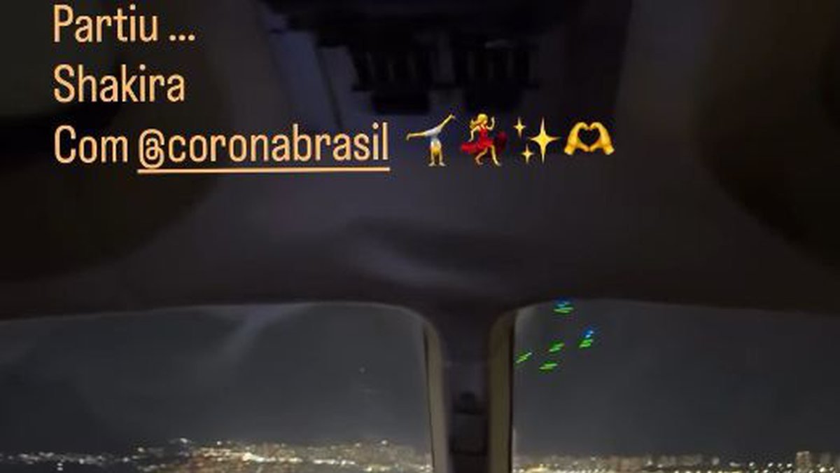 Atriz da Globo chega de helicóptero a show da Shakira em Copacabana