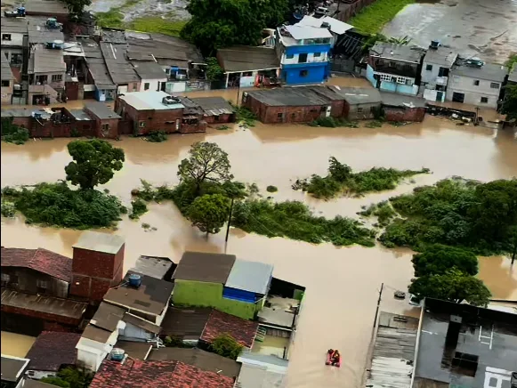 Pernambuco foi o estado com mais vítimas fatais por causa das fortes chuvas no Nordeste