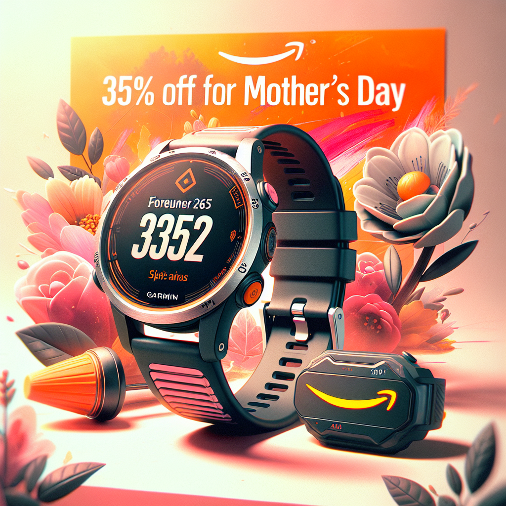 Garmin Forerunner 265 com 35% OFF para o Dia das Mães na Amazon