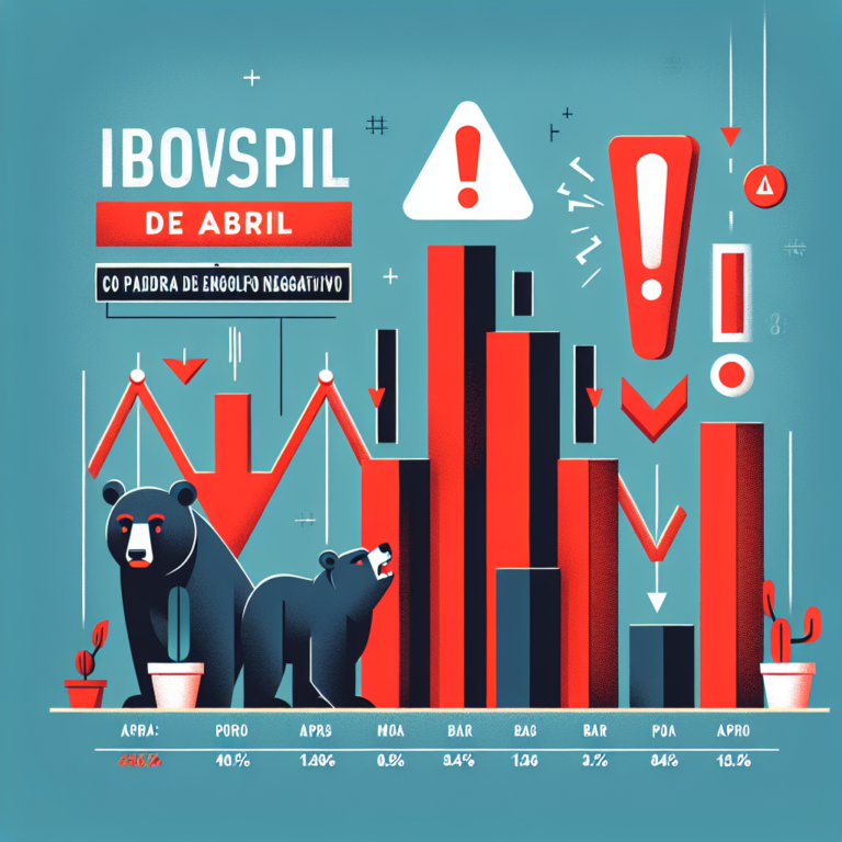 Ibovespa de abril: alerta de topo com padrão de engolfo negativo