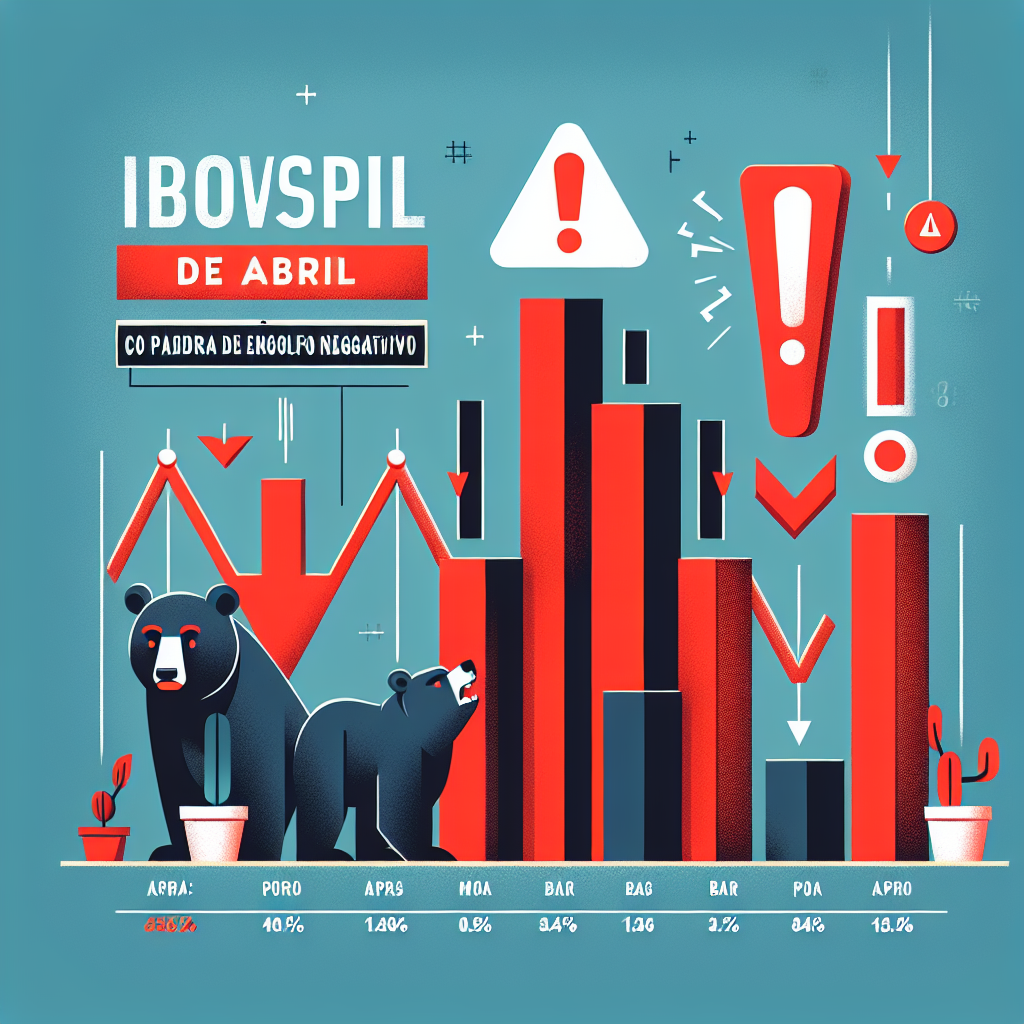 Ibovespa de abril: alerta de topo com padrão de engolfo negativo