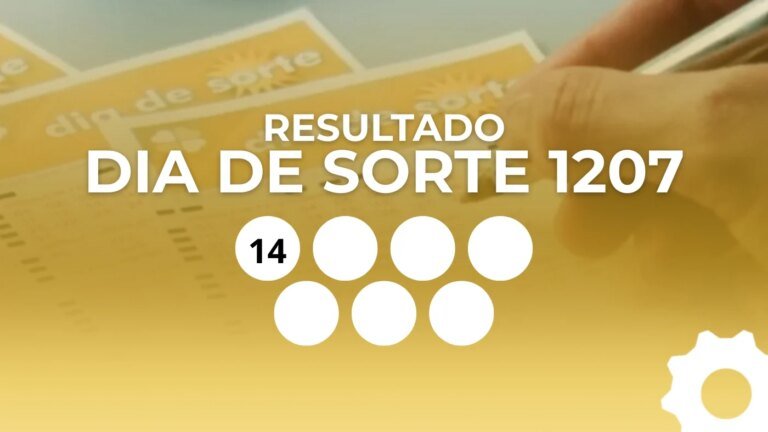 Números do Dia de Sorte 1207: Confira o resultado desta terça-feira