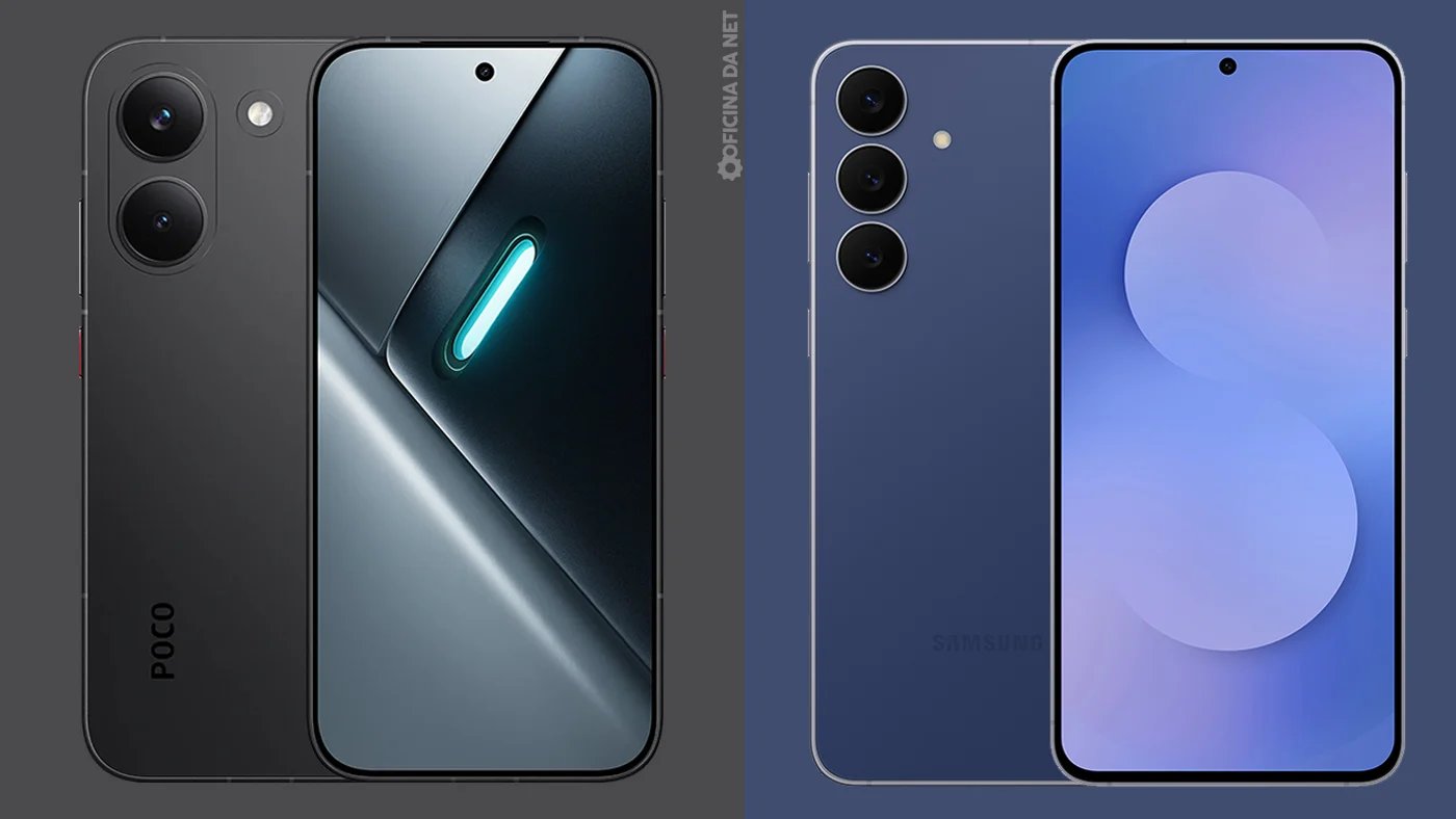 POCO X8 Pro ou Galaxy S25 FE: qual smartphone escolher?