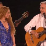 Shakira se apresenta com Caetano e Bethânia em Copacabana