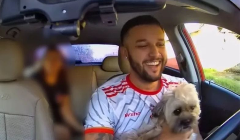 motorista de app acha cachorro desaparecido da tia e resgate emociona