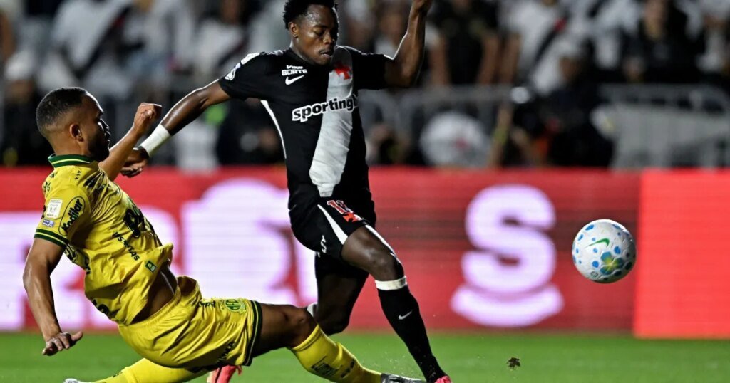 Brasileirão: com golaço, Vasco busca empate com Mirassol, mas segue no Z4