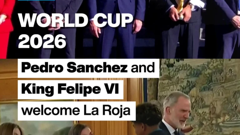 Copa do Mundo 2026: Sanchez e Rei Felipe VI recebem La Roja