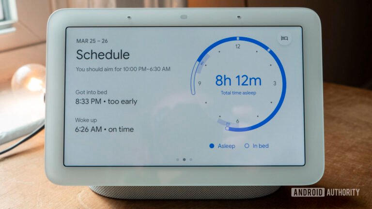 Google Health se prepara para dominar monitoramento do sono no Nest Hub