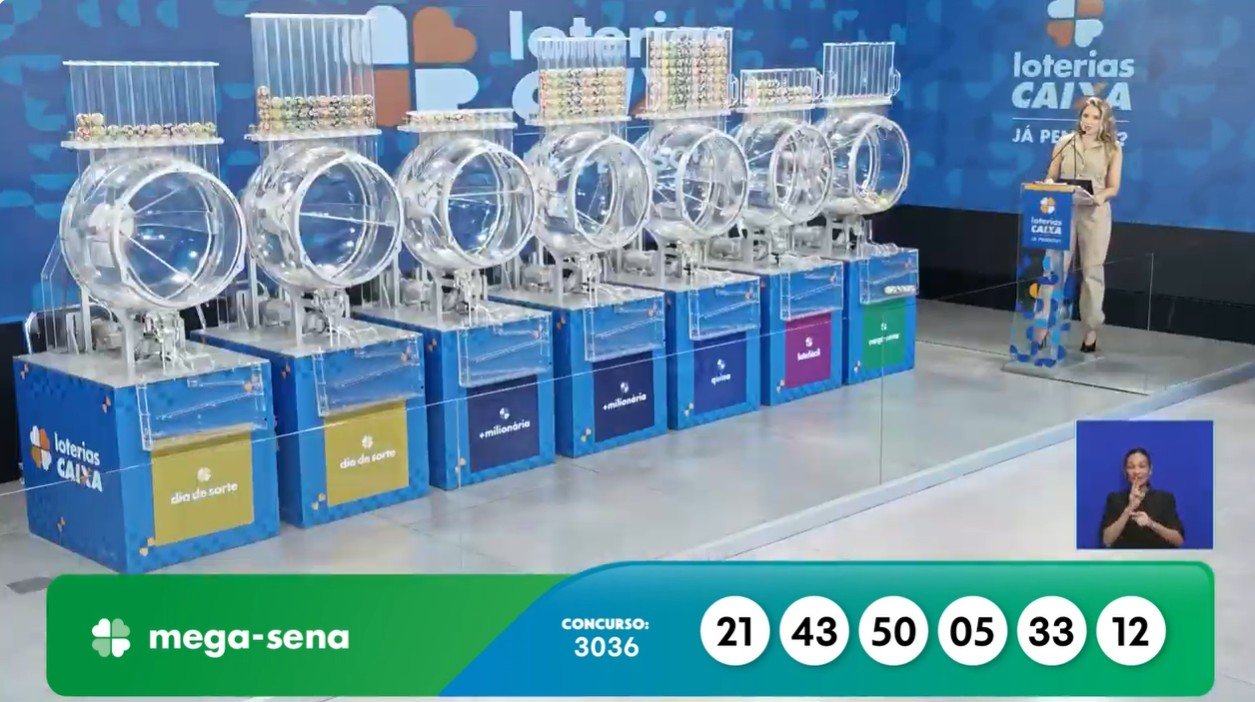 Mega-Sena concurso 3036: veja os números sorteados hoje