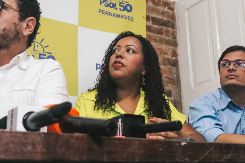 Alice Gabino (Rede) é advogada e ambientalista, com passagens pelo Ibama e pela Secretaria de Meio Ambiente de Pernambuco
