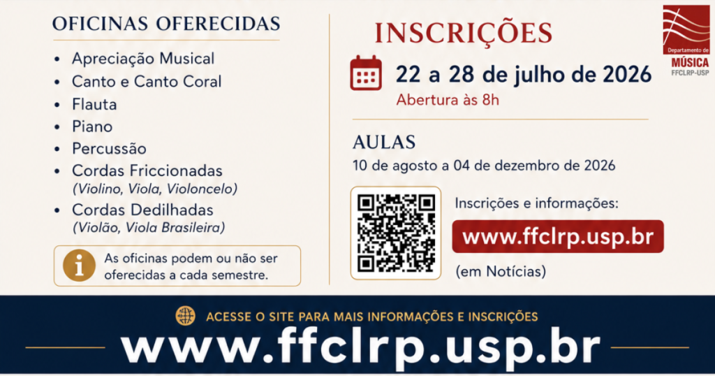 USP oferece oficinas gratuitas de instrumentos no segundo semestre – Jornal da USP