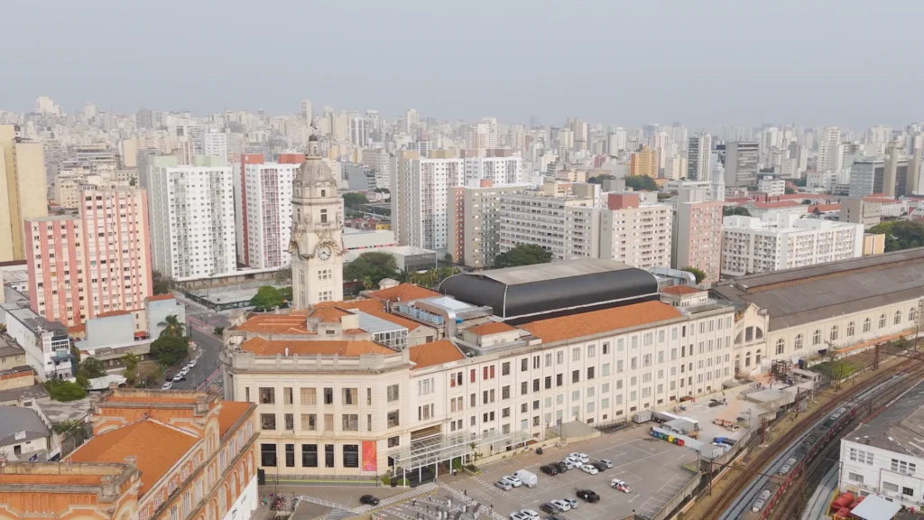 Complexo Cultural Júlio Prestes, na região da Luz, no centro de São Paulo