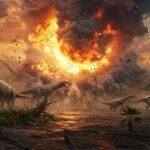 Asteroide causou calor extremo que exterminou dinossauros Asteroide causou calor extremo que exterminou dinossauros