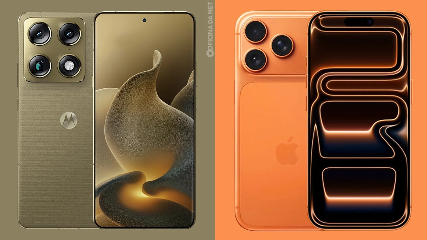 Comparativo: Motorola Signature e iPhone 17 Pro, quem vence?