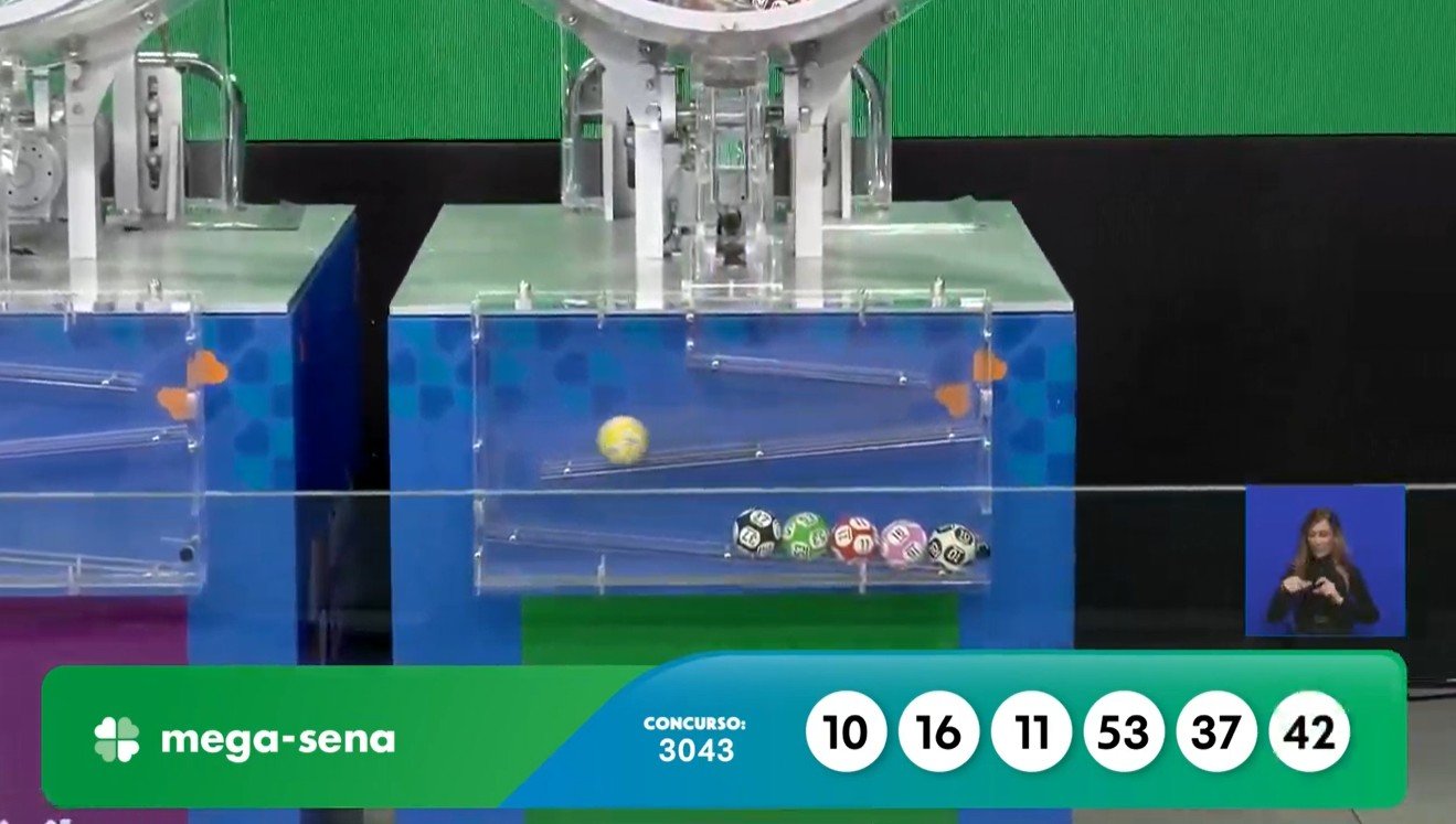 Concurso 3043 da Mega-Sena: veja os números sorteados hoje