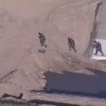 Confronto entre suspeitos e PF em área externa de Guarulhos