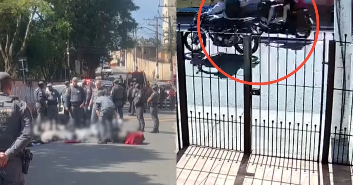Vídeos mostram momento em que filho de policial é atingido em SP; veja