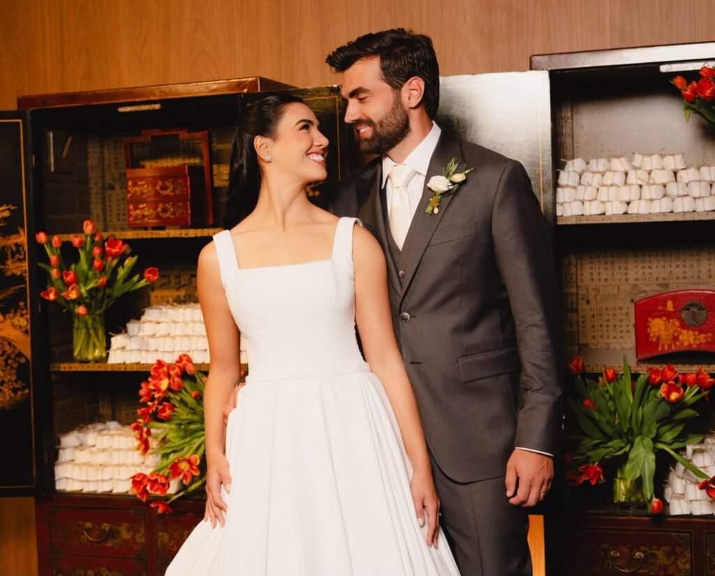 Isabela Lim e Felipe Nogueira se casam em cerimônia seguida de festa em Brasília