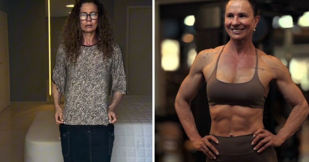Mulher de 60 anos surpreende ao mostrar rotina fitness e diferentes versões; VEJA