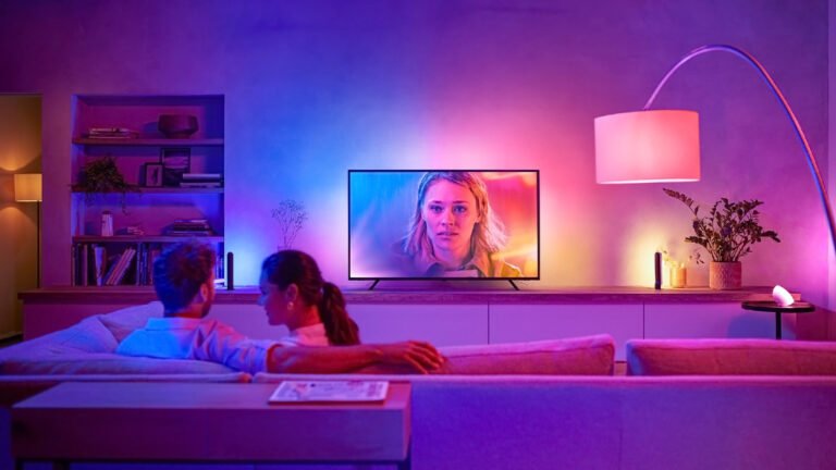 Philips Hue desenvolve caixa de sincronização de TV mais acessível