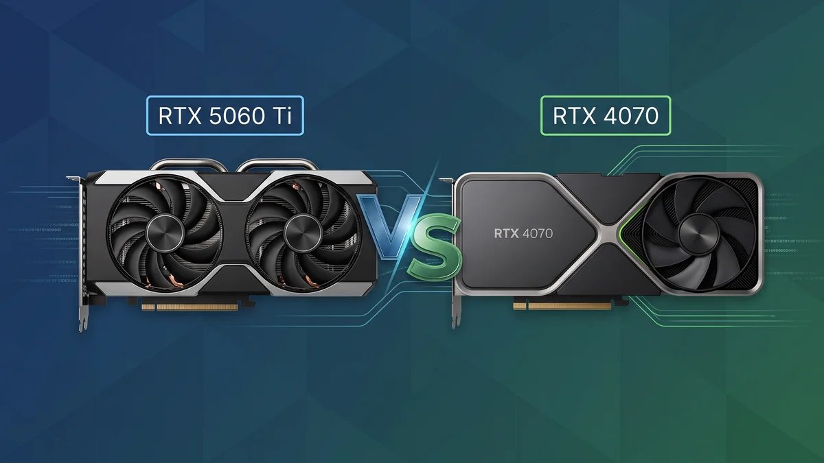 RTX 5060 Ti de 16 GB supera RTX 4070 em desempenho?