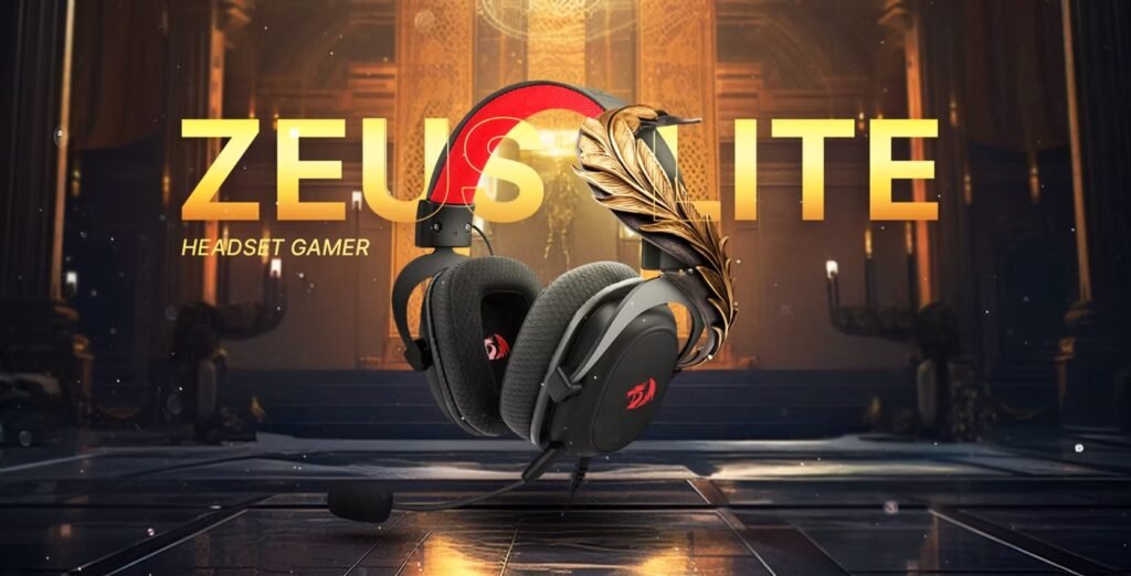 Redragon Zeus Lite: headset gamer com 43% de desconto imperdível