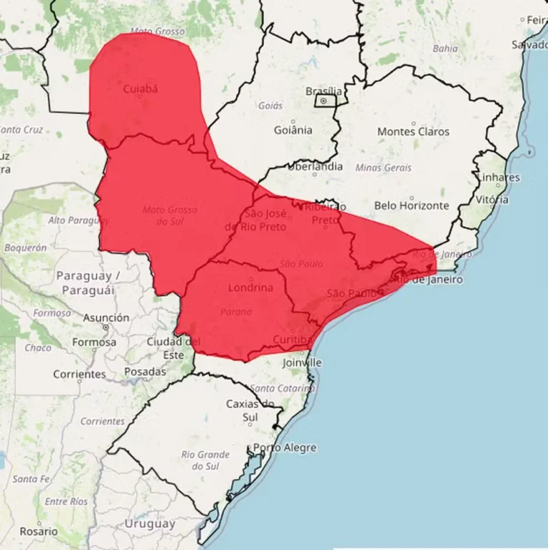 Alerta Vermelho: Calor Extremo Atinge 8 Estados do Centro-Sul