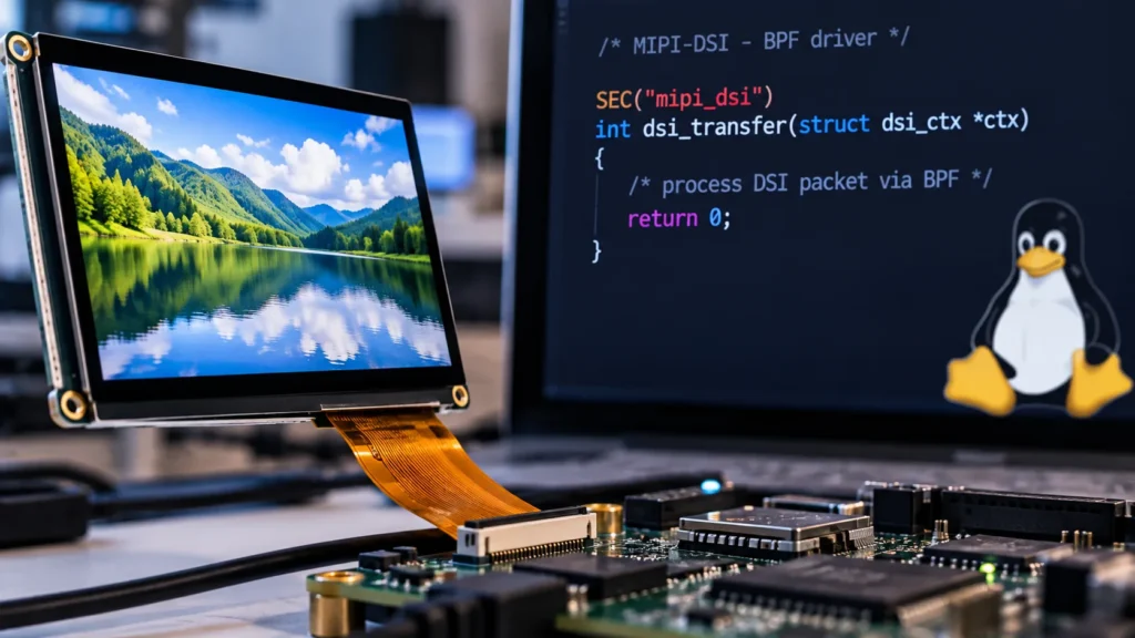 Atualização do Kernel Linux: Driver MIPI-DSI com BPF para Telas