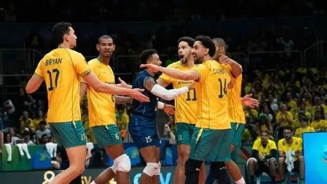 Brasil bate Chile e estreia com vitória no Sul-Americano Masculino de Vôlei