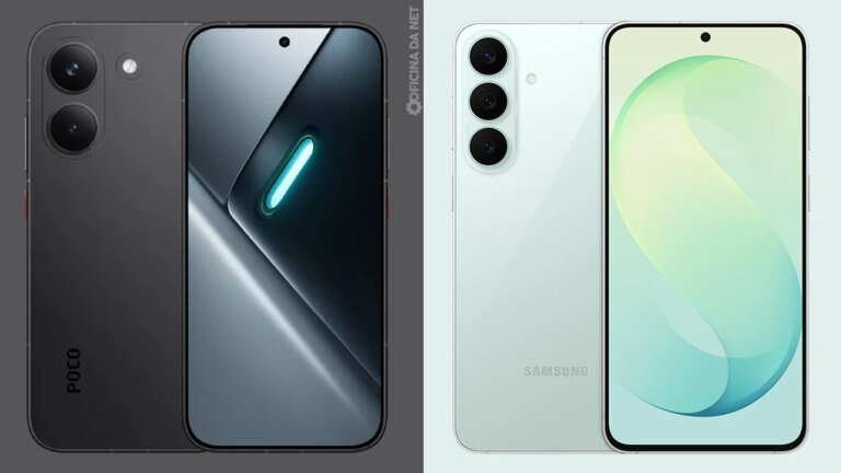 Comparativo: POCO X8 Pro ou Galaxy S26 FE, qual escolher?