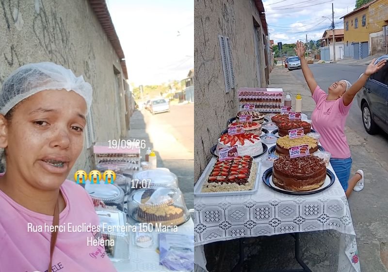 confeiteira emociona ao pedir ajuda e consegue vender todos os doces