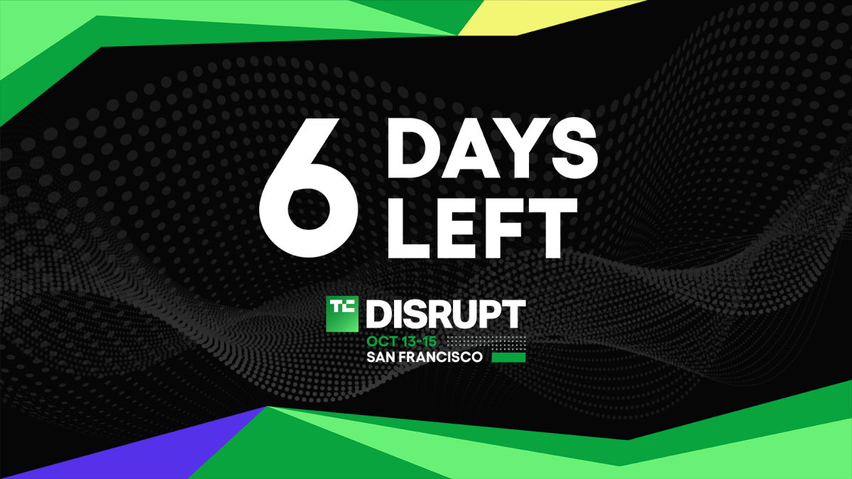 Contagem Regressiva: Faltam 6 Dias para o Disrupt 2026!