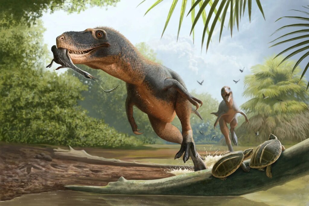 Descoberta de pena em fezes de dinossauro revela evolução das aves