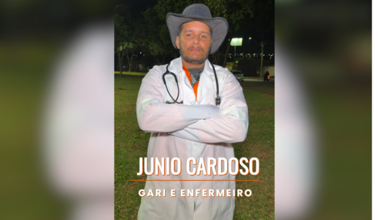 gari se forma em enfermagem e leva uniforme para a cerimônia