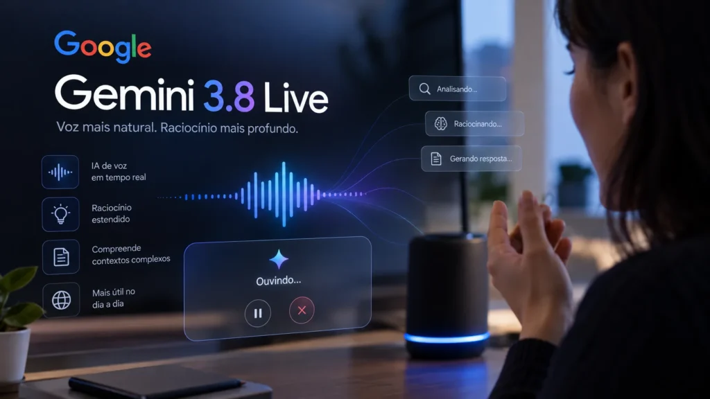 Google apresenta nova IA de voz com raciocínio aprimorado