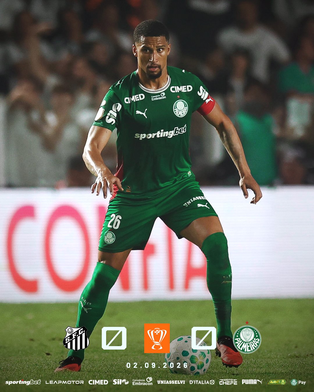 Palmeiras segura pressão do Santos, elimina rival e avança na Copa do Brasil