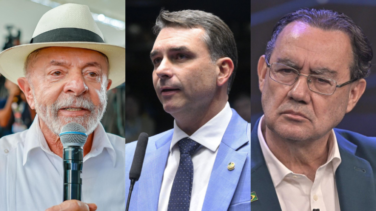 CNT/MDA: Lula tem 40,5%, Flávio, 30,4% e Cury, 6% no 1º turno