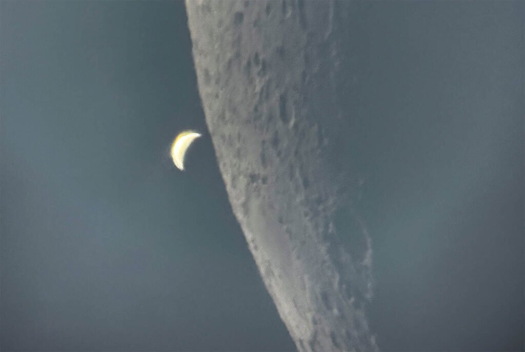 Vênus surpreende com aparência de Lua crescente; entenda o fenômeno.