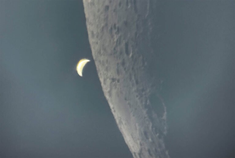 Vênus surpreende com aparência de Lua crescente; entenda o fenômeno.