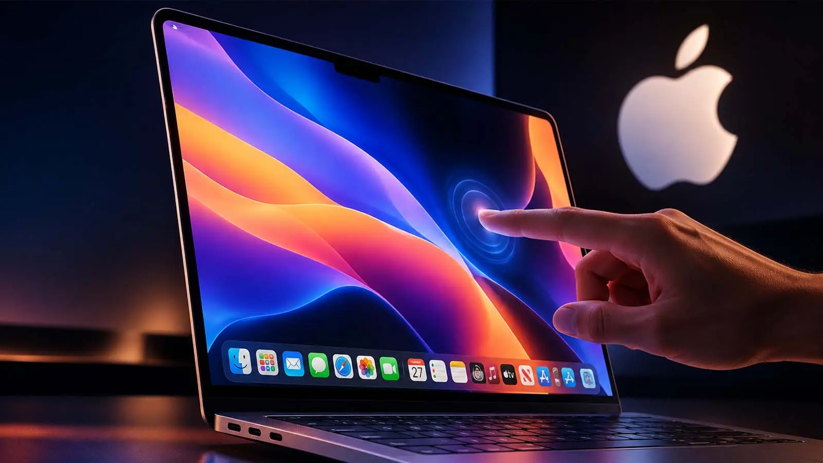 Apple deve revelar MacBook com tela sensível ao toque em outubro