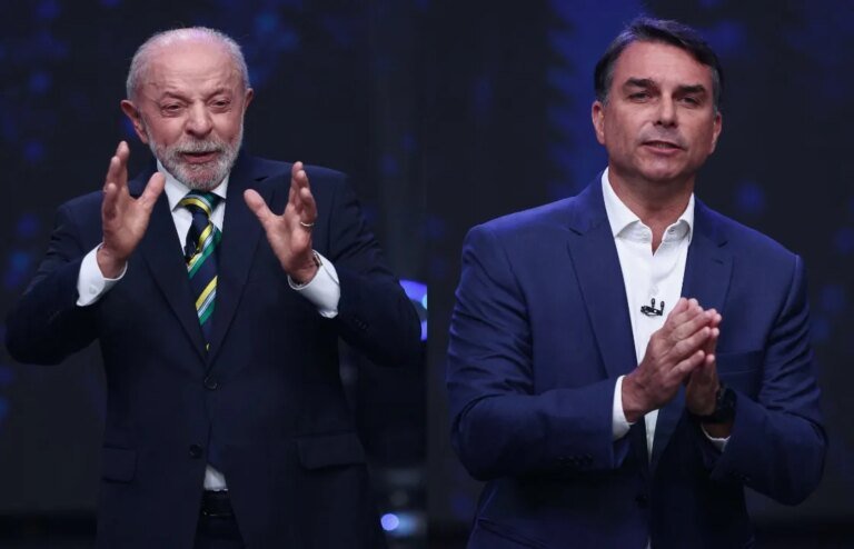 Empate técnico: Flávio e Lula disputam voto a voto nas urnas