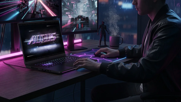 Gigabyte lança notebook com desempenho de PC gamer e RTX 5090